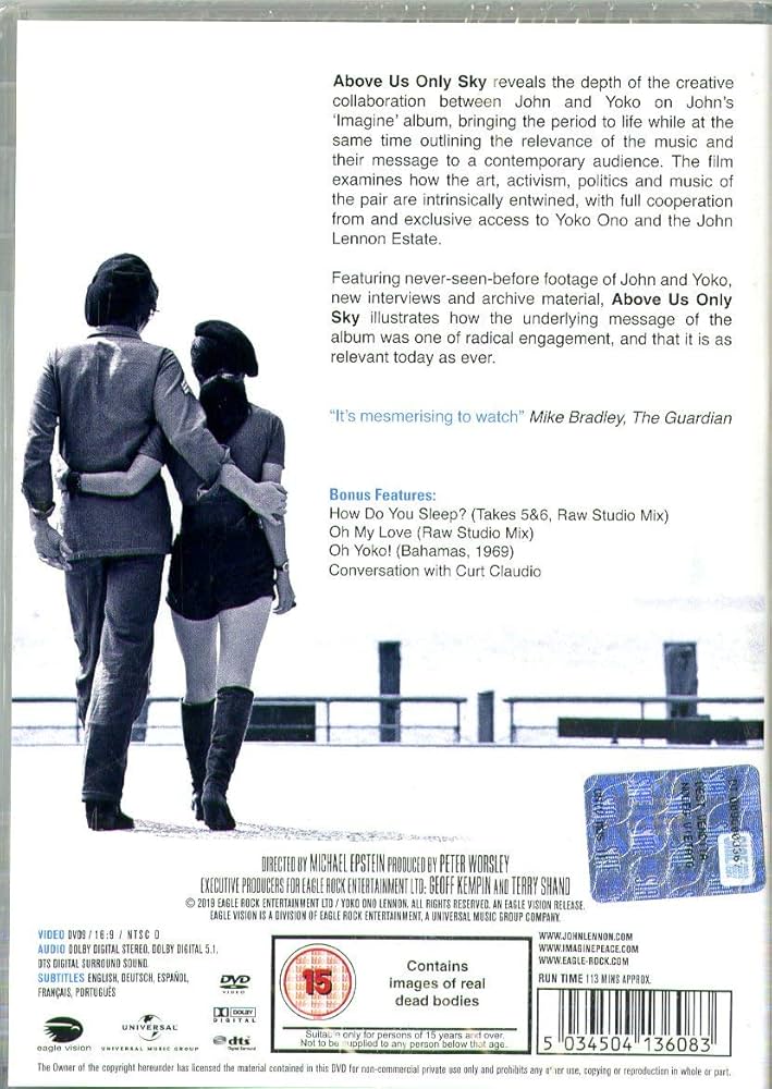 Amazon.co.jp: John & Yoko: Above Us Only Sky [DVD] : John